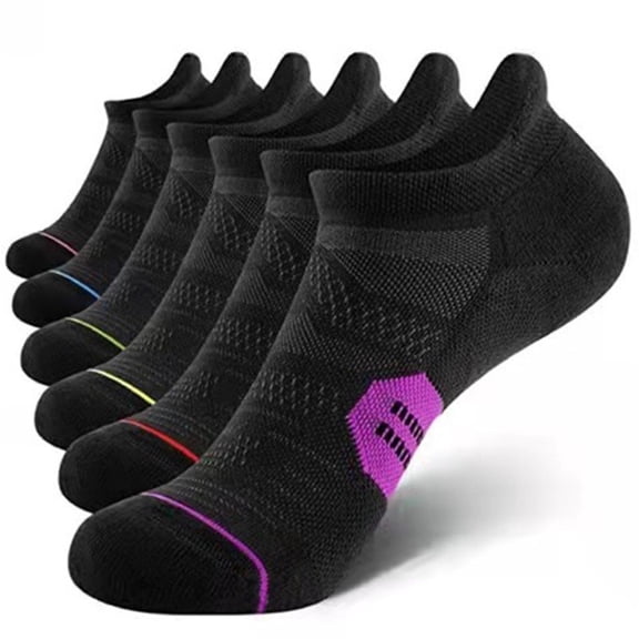 LSONABXA Purple Socks for Women Nylon Compression Socks Quick Drying Running Sports Compression Socks Women Short Socks for Women