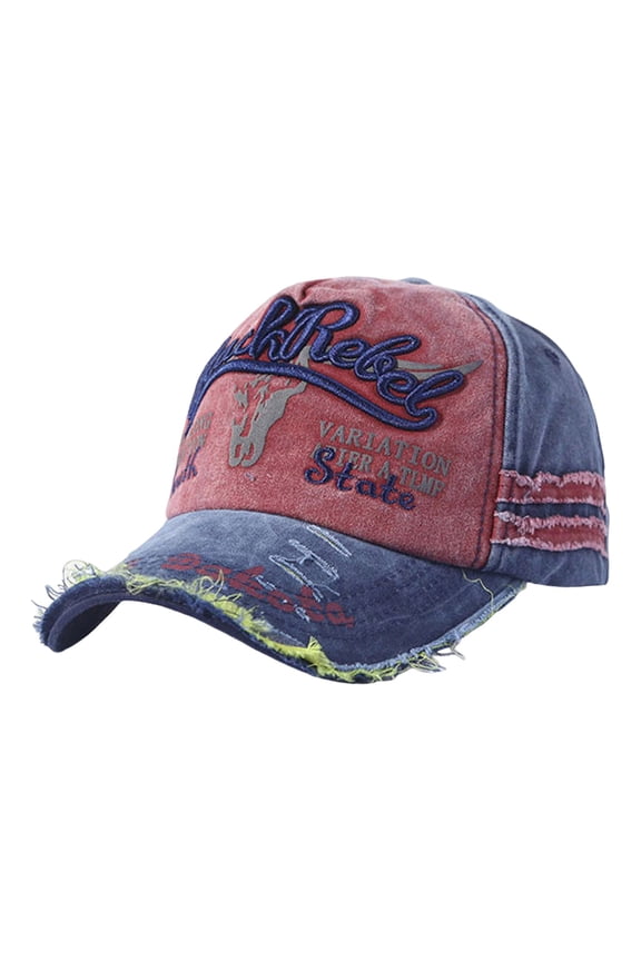 Red Visors for Women Under $5 Women's Criss Ponytail Hat Baseball Cap High Messy Bun Ponycap Quick Drying Mesh Polyester Duck Tongue Cap