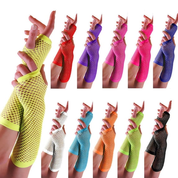 LSONABXA White Gloves Mittens for Women Gloves Long Fashion Fingerless Length Women's Party Gloves Gloves Warm Hand Socks for Women
