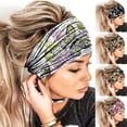 thumbnail image 1 of LSONABXA White Heardband for Women Hair Headband Print Head Women Headband Elastic Wrap Headband Women Headscarf for Women, 1 of 3