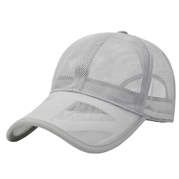 LSONABXA White Visors for Men Women Under $5 Summer Baseball Cap Mesh Back Sun Hat Sports Cap for Cycling Running Fishing Polyester Duck Tongue Cap