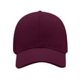 thumbnail image 1 of LSONABXA Wine Red Baseball Caps for Women Under $5 UniFashion Summer Casual Sunscreen Baseball Cap Adjustable Hat for Men Women Muslim Hat, 1 of 3