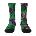 thumbnail image 1 of LSQii Fun Socks for Women Cozy Breathable Printed Cotton Knitted Fashion Novelty Crazy Mid Calf Sports Socks Gifts Carnival Hot Pink, 1 of 7