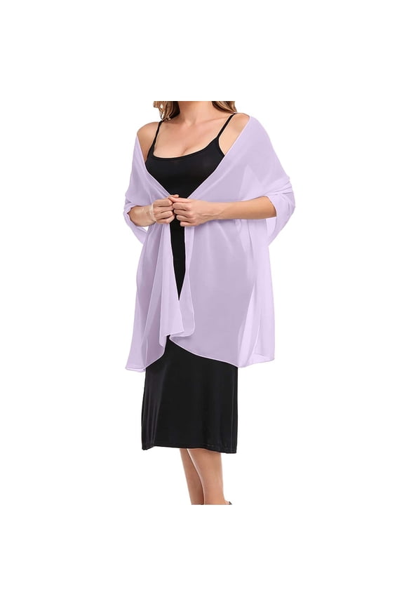 Scarf for Women Lightweight Solid Color Sunshade Large Casual Soft Silky Chiffon Shawl for Spring Summer Outdoor Fashion Accessories