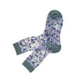 thumbnail image 1 of LSQii Socks for Women Fashion Polka Dot Sheer LightWeight Thin Boho Crew Sock Moisture Wicking Non Slip Casual Summer Leisure Trendy Blue,Under $3, 1 of 4