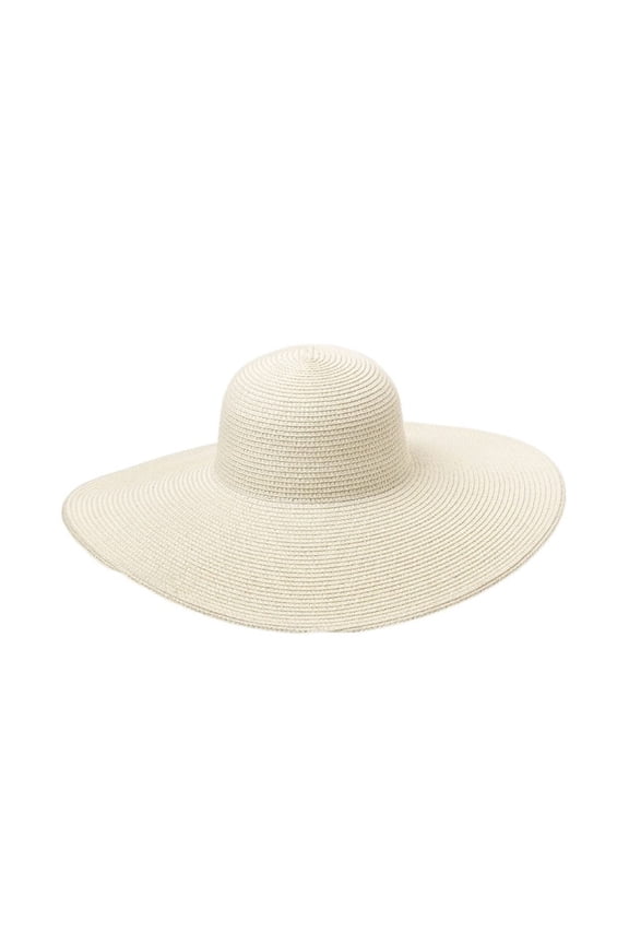 Sun Hats for Women Casual Simple Oversized Wide Brim Sunshade Tourism Cap UV Protect Foldable Summer Beach Vacation Travel Fashion Accessories White