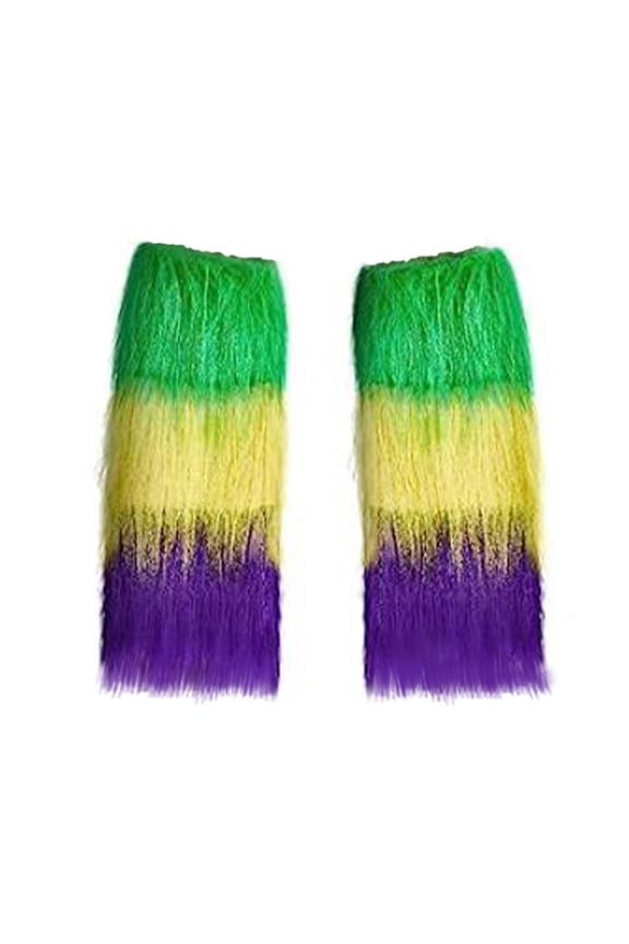 Women's Leg Warmers Colorful Sequined Carnival Festival Party Fun Socks Over the Knee Evening Stage Performance Fashion Accessories Green