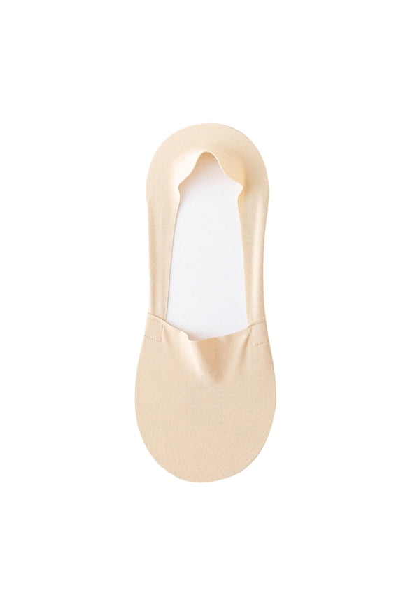 Womens Socks Smooth Ice Silk Low Cut Ankle Socks Sock Comfortable Breathable Non Slip Casual Flats Hidden Invisible No Show Summer Beige