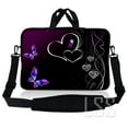 thumbnail image 1 of LSS 10 10.2 inch Laptop Sleeve Bag with Adjustable Strap, Compatible with Acer, Asus, Dell, MacBook, Butterfly Heart Floral, 1 of 3