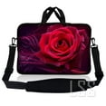 thumbnail image 1 of LSS 10-11.6 inch Laptop Sleeve Bag with  Handle & Adjustable Strap, Compatible with Acer, Asus, Dell, HP, MacBook - Pink Rose Floral Flower, 1 of 3
