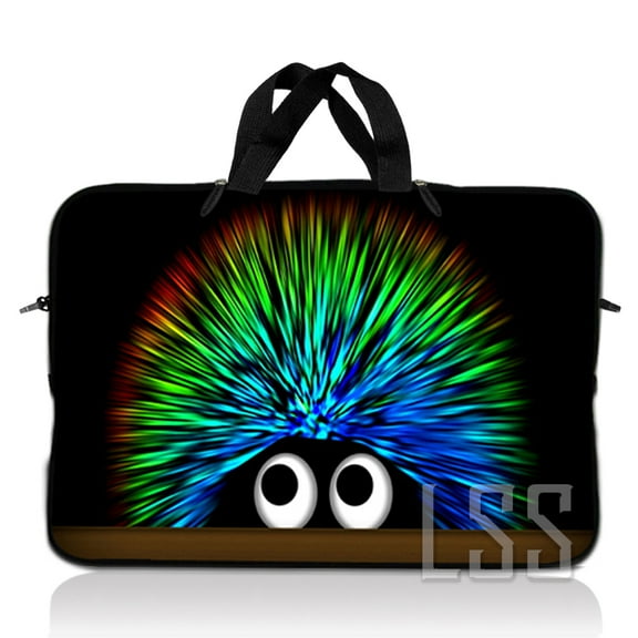 LSS 10.2 inch Laptop Sleeve Bag Carrying Case Pouch with Handle for 8" 8.9" 9" 10" 10.2" Apple MacBook, Acer, Asus, Dell, Hedgehog