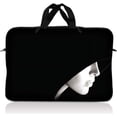 thumbnail image 1 of LSS 10.2 inch Laptop Sleeve Bag Carrying Case with Handle for 8" 8.9" 9" 10" 10.2" Apple MacBook, Acer, Dell, Hp, Sony, Lady in Hood, 1 of 4