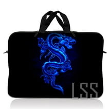 LSS 13.3 inch Laptop Sleeve Bag Carrying Case Pouch with Handle for 13.3" 13" 12.1" 12" Apple MacBook, Acer, Dell, Blue Dragon