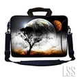 thumbnail image 1 of LSS 13.3 inch Laptop Sleeve Bag Notebook with Extra Side Pocket, Soft Carrying Handle & Removable Shoulder Strap for 12" 12.1" 13" 13.3" - Earth and Moon Eclipse, 1 of 3