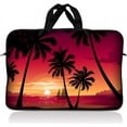 thumbnail image 1 of LSS 14.1 inch Laptop Sleeve Bag Carrying Case Pouch with Handle for 14" 14.1" Apple Macbook, GW, Acer, Asus, Dell, Hp, Sony, Toshiba, Hawaiian Paradise Palm Tree, 1 of 1