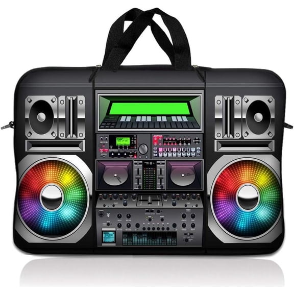 LSS 14.1 inch Laptop Sleeve Bag Carrying Case Pouch with Handle for 14" 14.1" Apple Macbook, GW, Acer, Asus, Dell, Hp, Sony, Toshiba, Boon Box Music