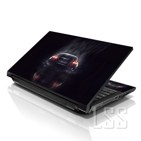 LSS 15 15.6 inch Laptop Notebook Skin Sticker Cover Art Decal For Hp Dell Lenovo Apple Asus Acer Fits 13.3" 14" 15.6" 16" with 2 Wrist Pads Free - Audi Sports Car