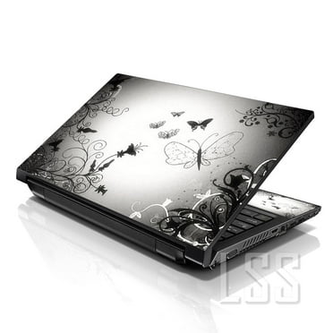 LSS Laptop Skin Sticker Decal Cover For 13-19 Inch Lenovo Asus Dell HP Apple – Includes Wrist Pad, Matte Finish