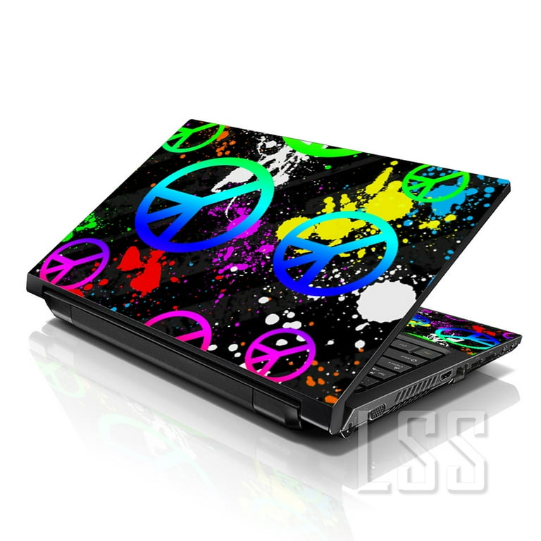 LSS 15 15.6 inch Laptop Notebook Skin Sticker Cover Art Decal For Hp Dell Lenovo Apple Asus Acer Fits 13.3 14 15.6 16 with 2 Wrist Pads Free