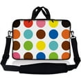 thumbnail image 1 of LSS 15-15.6 inch Neoprene Laptop Sleeve Bag Carrying Case with Handle and Adjustable Shoulder Strap - Polka Dots, 1 of 3