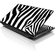 LSS 15.6 Inches Laptop Notebook Skin Sticker with 2 Wrist Pads, Reusable Cover Decal Fits 13 - 16 - Zebra Print Pattern