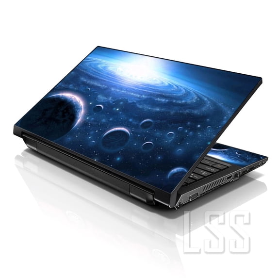 LSS 17 17.3 inch Laptop Notebook Skin Sticker Cover Art Decal Fits 16.5" 17" 17.3" 18.4" 19" (Free 2 Wrist Pad Included) Planets
