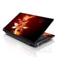 thumbnail image 1 of LSS 17 17.3 inch Laptop Notebook Skin Sticker Cover Art Decal For Hp Dell Lenovo Apple Asus Acer Fits 16.5" 17" 17.3" 18.4" 19" with 2 Wrist Pads Free - Red Flame Floral, 1 of 3