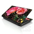 thumbnail image 1 of LSS 17 17.3 inch Laptop Notebook Skin Sticker Cover Art Decal For Hp Dell Lenovo Apple Asus Acer Fits 16.5" 17" 17.3" 18.4" 19" with 2 Wrist Pads Free - Sparkling Pink Roses, 1 of 3