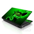 thumbnail image 1 of LSS 17 17.3 inch Laptop Notebook Skin Sticker Cover Art Decal for Hp Dell Lenovo Apple Acer Fits 16.5" 17" 17.3" 18.4" 19" with 2 Wrist Pads Free - Green Butterfly, 1 of 3