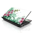 thumbnail image 1 of LSS 17.3 inch Laptop Notebook Skin Sticker Cover Art Decal For Hp Dell Lenovo Apple Asus Acer Fits 16.5" 17" 17.3" 18.4" 19" - Pink Flower Floral, 1 of 3