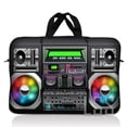 thumbnail image 1 of LSS 17 inch Laptop Sleeve Bag Carrying Case Pouch with Handle for 17.4" 17.3" 17" 16" Apple MacBook, Acer, Dell, Boon Box Music, 1 of 3