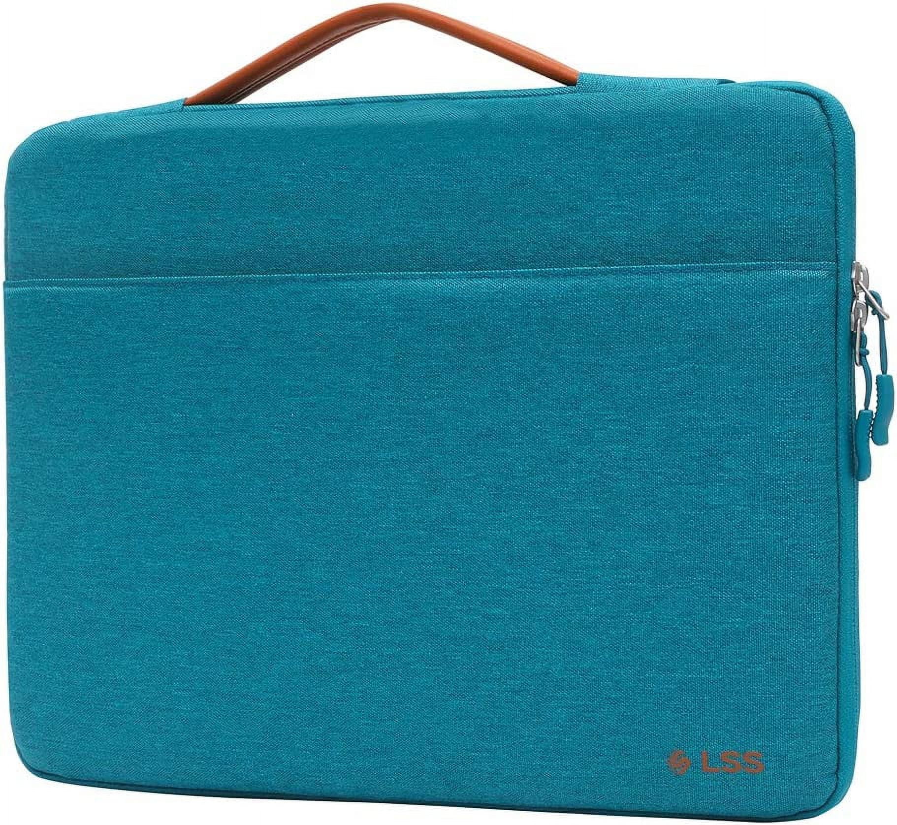 LSS Protective Laptop Sleeve Case with PU Leather Handle for Men/Women