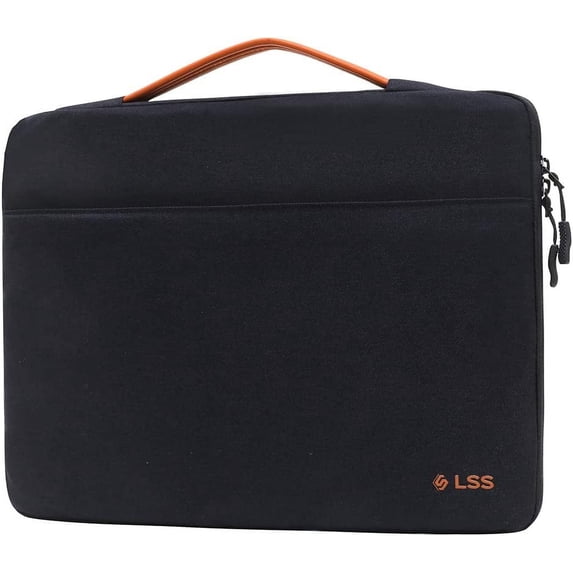 LSS Protective Laptop Sleeve Case with PU Leather Handle for Men/Women - Stylish & Durable Sleeve for 13”-13.5" Laptops, Cool Laptop Sleeve, Compatible with MacBook Air, Pro, Microsoft Surface & More