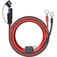 thumbnail image 1 of LST 4FT SAE Connector Battery Tender Cable Extension Wire 15A Fused Ring Terminal Harness O Ring Terminal Connecters Leads Cord Wire Electric Quick Connect, 1 of 7