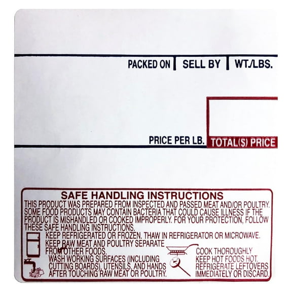 LST-8040 Printing Scale Label, 58 x 60 mm, UPC/Safe Handling 36 Rolls Per Case, Lower Price Than 12 Rolls