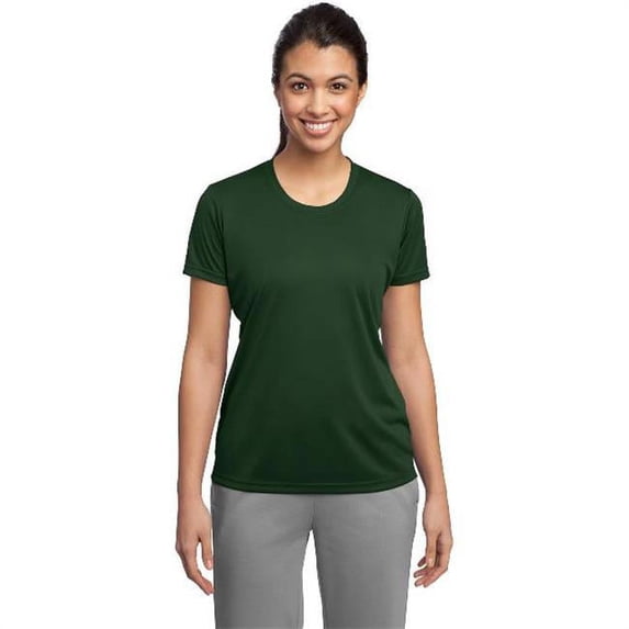 LST350 Ladies PosiCharge Competitor Tees, Forest Green - Small