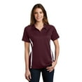 thumbnail image 1 of LST685 Sport-Tek Women Sport Shirt PosiCharge Micro-Mesh Colorblock Polo, 1 of 2