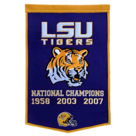 LSU 24"x38" Wool Banner Dynasty