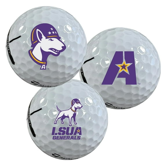 LSU - Alexandria Generals Logo Edition Taylormade Distance+ Golf Balls 12-Pack (Dozen)