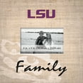 thumbnail image 1 of LSU Tigers 10'' x 10'' Burlap Pattern Frame, 1 of 1