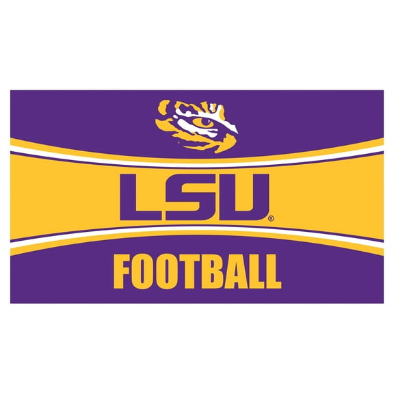 LSU Tigers 28" x 16" Football Trapper Door Mat