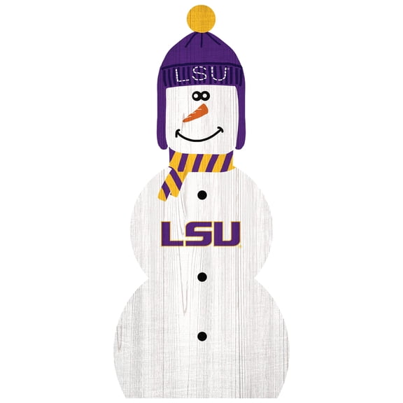 LSU Tigers 31'' Snowman Leaner
