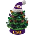 thumbnail image 1 of LSU Tigers 8" Light Up Ceramic LED Christmas Tree, 1 of 1