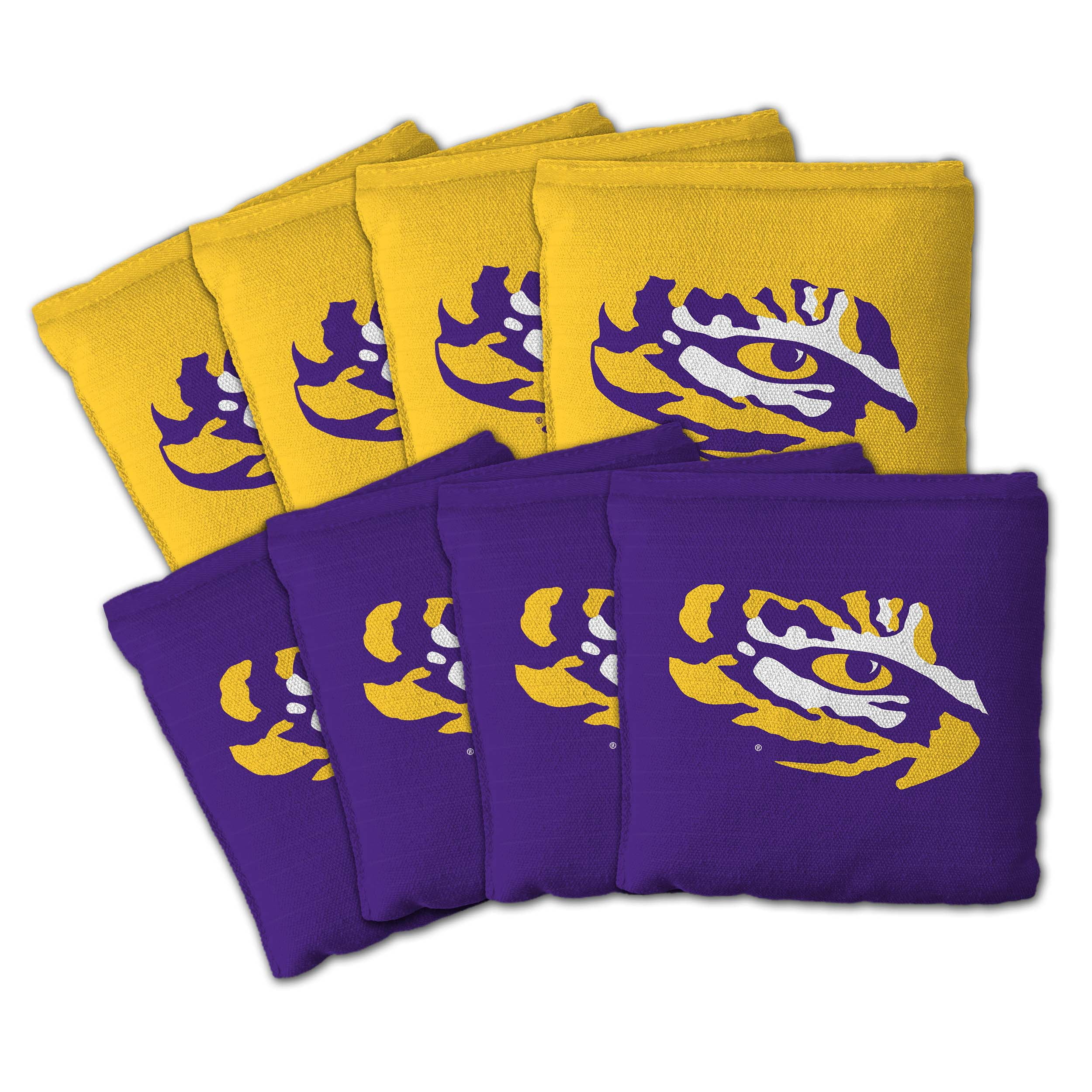 LSU Tigers 8pk Licensed Cornhole Bags