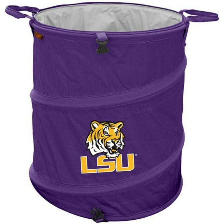 LSU Tigers 22 oz Plastic Water Bottle with Neoprene Cover ( set of two )