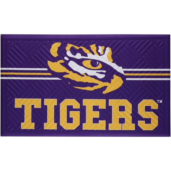 LSU Tigers Embossed Door Mat