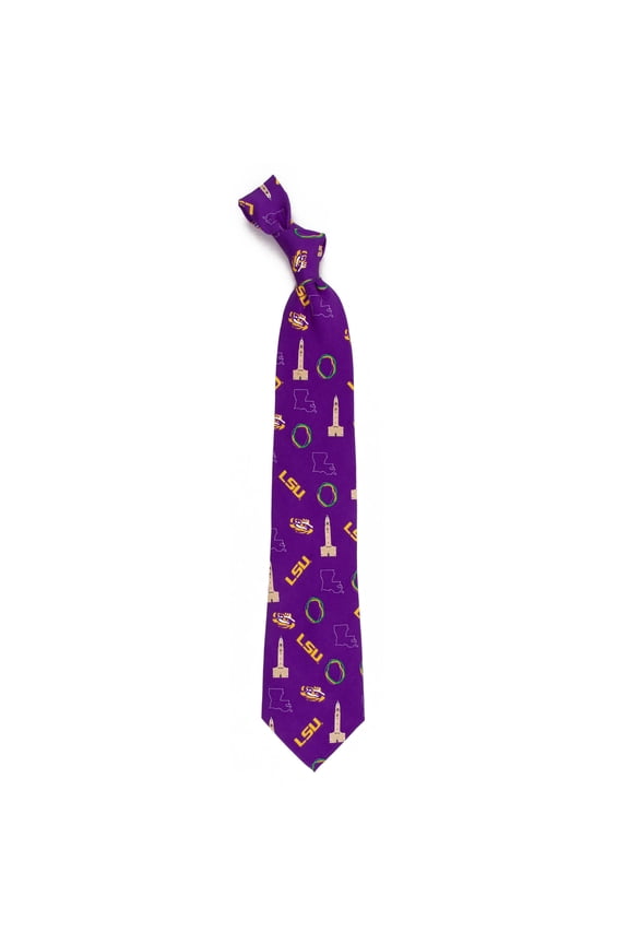 LSU Tigers Hometown Silk Tie