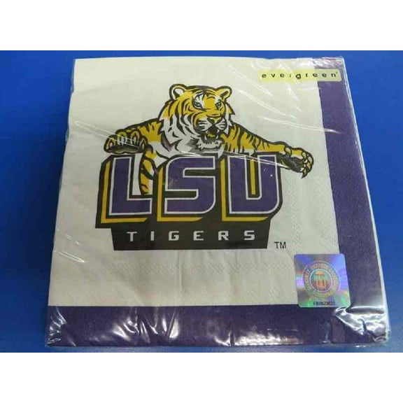 LSU Tigers NCAA College Football Game Day Sports Party Paper Luncheon Napkins