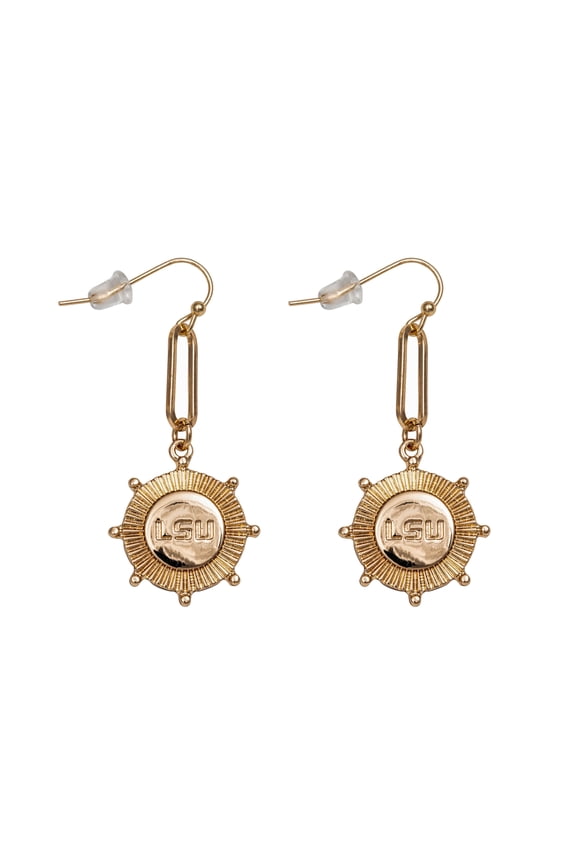 LSU Tigers Pixel Earrings