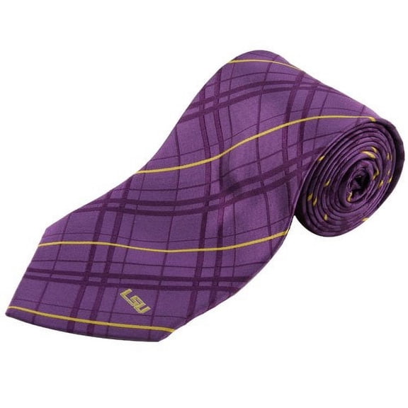 LSU Tigers Purple Oxford Woven Tie